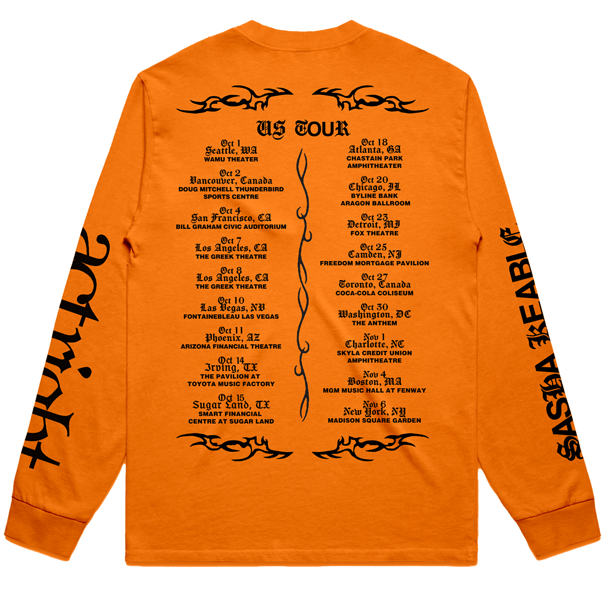 Long Sleeve Snake Tour Tee