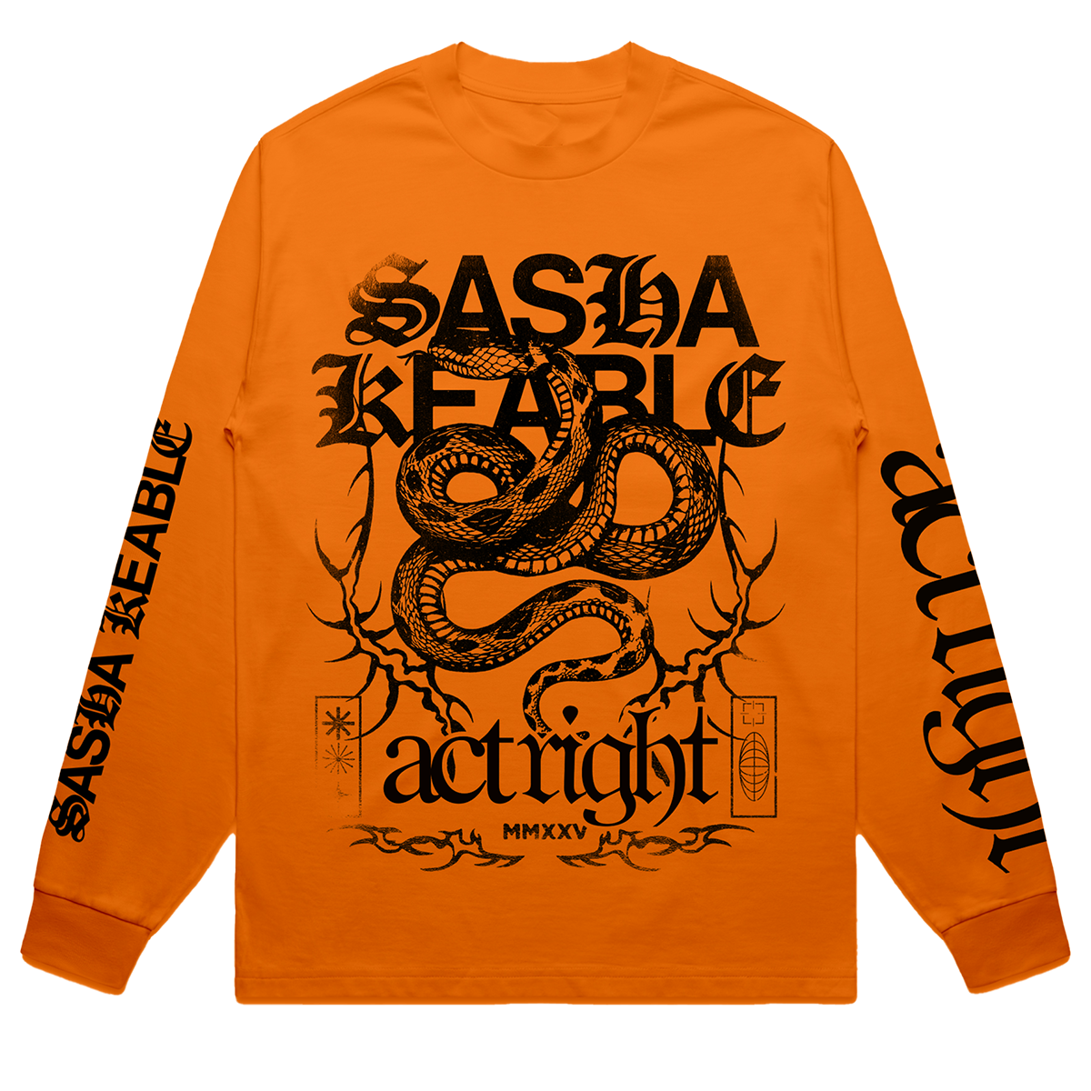 Long Sleeve Snake Tour Tee – Sasha Keable