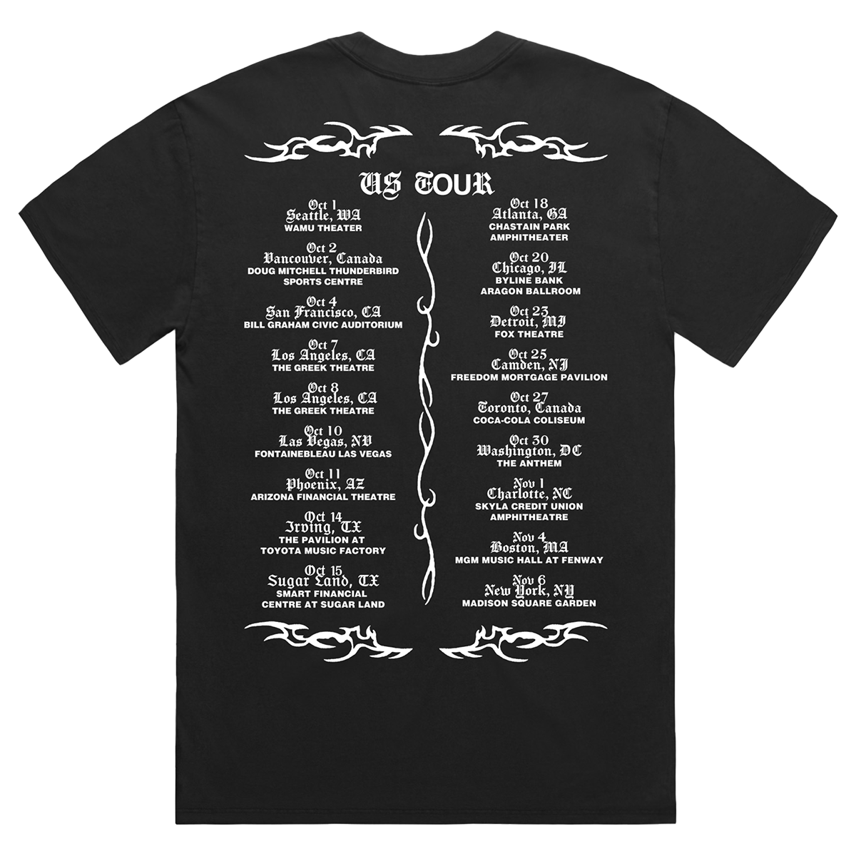 Snake Tour Tee (Black)